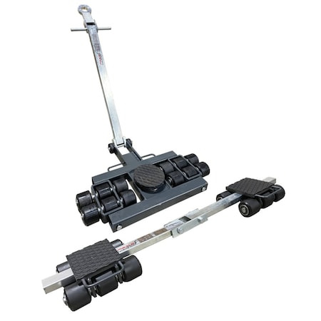 Pake Handling Tools Steerable Skates Kits, Machinery Moving Dolly, 39,600 lb. Cap PAKSS01